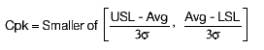 Cpk estimate